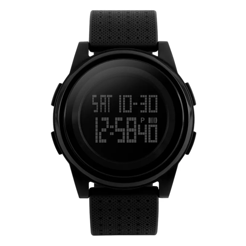 skmei-1206-black-front ساعت مچی اسکمی مدل 1206 - تصویر 1