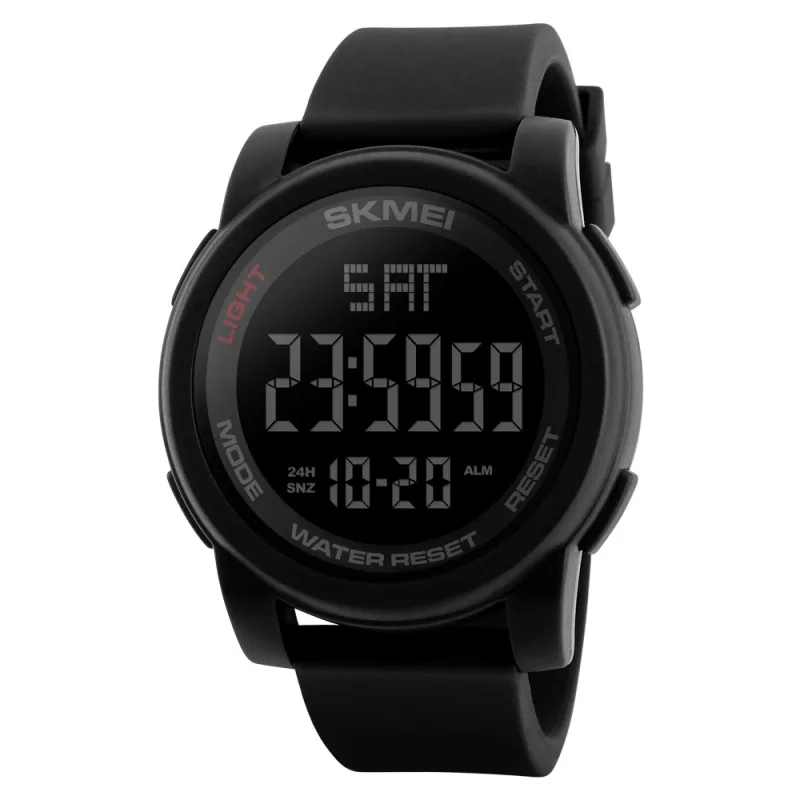 skmei-1257-black-front ساعت مچی اسکمی مدل 1257 - تصویر 1
