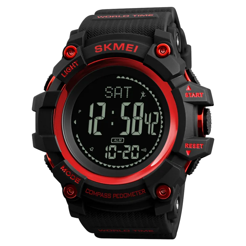 skmei-1356-red-front ساعت مچی اسکمی مدل 1356 - تصویر 1