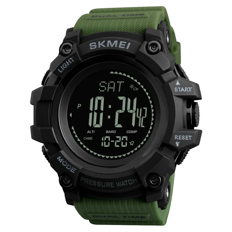 skmei 1358 armygreen front