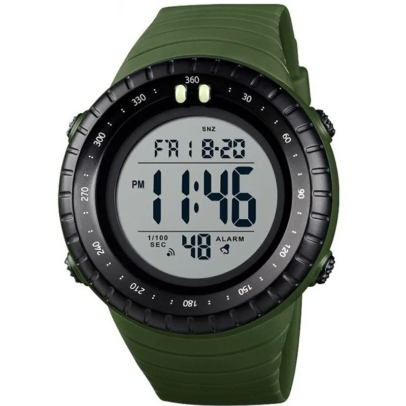 skmei-1420-green-front ساعت مچی اسکمی مدل 1420 - تصویر 1