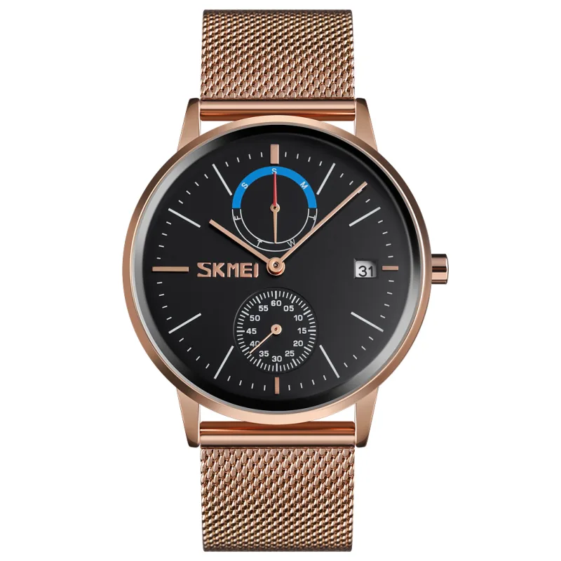 skmei-9182-rosegold-front-1.webp ساعت مچی اسکمی مدل 9182 - تصویر 1